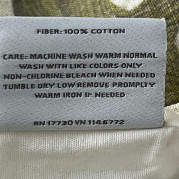 Threshold Duvet Cover Full Queen and 2 Pillow Cases Botanical Floral 100% Cotton - Picture 10 of 13